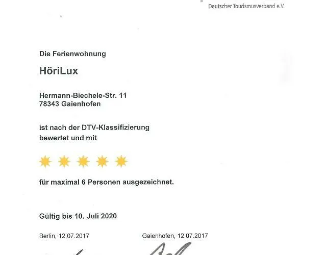 Hoerilux * Gaienhofen (Baden-Wurttemberg)